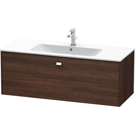 Brioso Wall-Mounted Vanity Unit Chestnut Dark